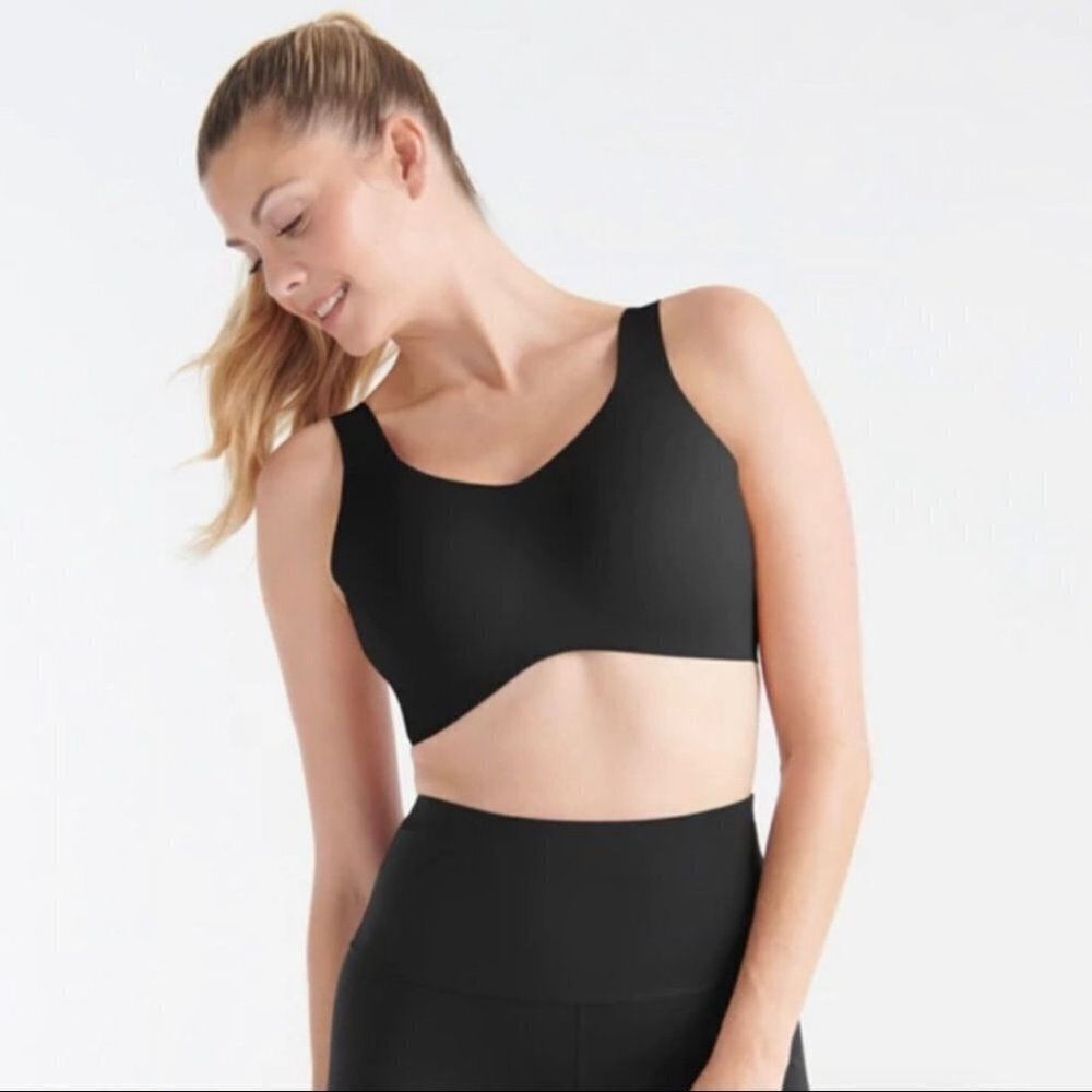 KNIX Catalyst Sports Bra - Black Wireless Knix Size 6 - Fits 32DD, 34DD, 32E
